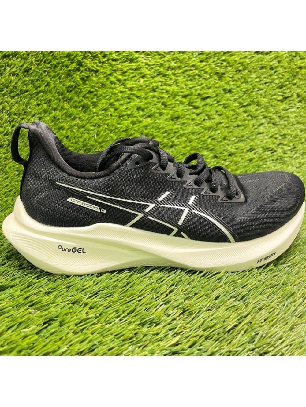 Asics GT-2000 13 Womens Size 7 Black White Athletic Running Shoes Sneakers